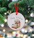 Havanese Fawn Ceramic Circle Decoration